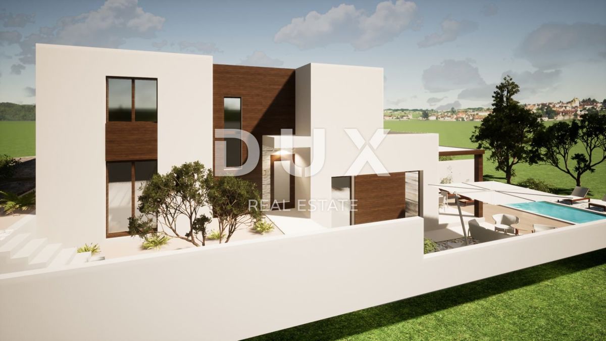 ISTRIA, SVETVINČENAT - Terreno con permesso di costruzione per una casa moderna