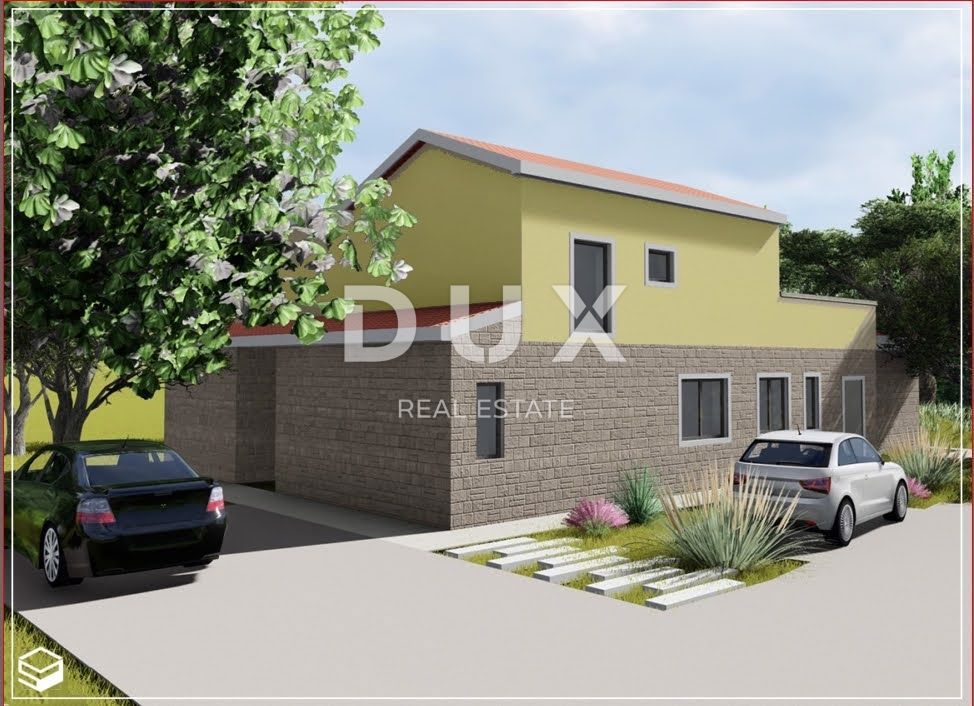 ZADAR, VRSI - Terreno edificabile con permesso per costruire una casa per le vacanze