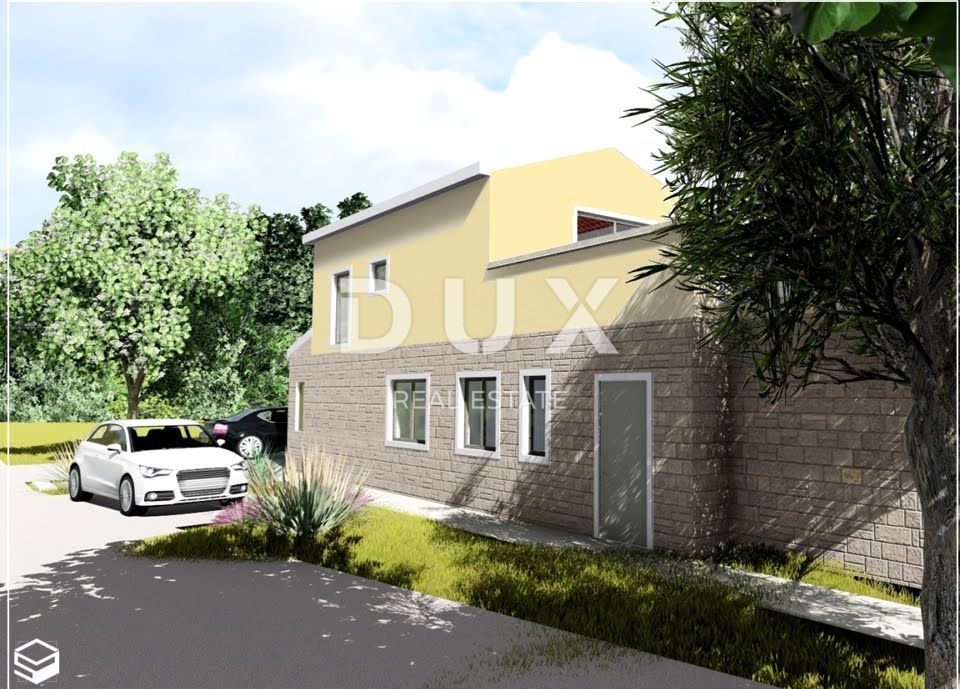 ZADAR, VRSI - Terreno edificabile con permesso per costruire una casa per le vacanze