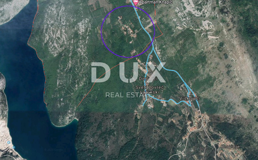 Terreno Stanišovi, Raša, 1.402m2