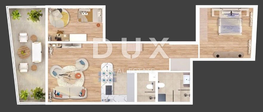 RIJEKA, KANTRIDA - nuovo edificio di lusso di qualità 2 camere da letto + soggiorno S19