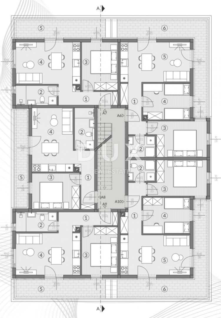 Appartamento Šikići, Pula, 53,46m2