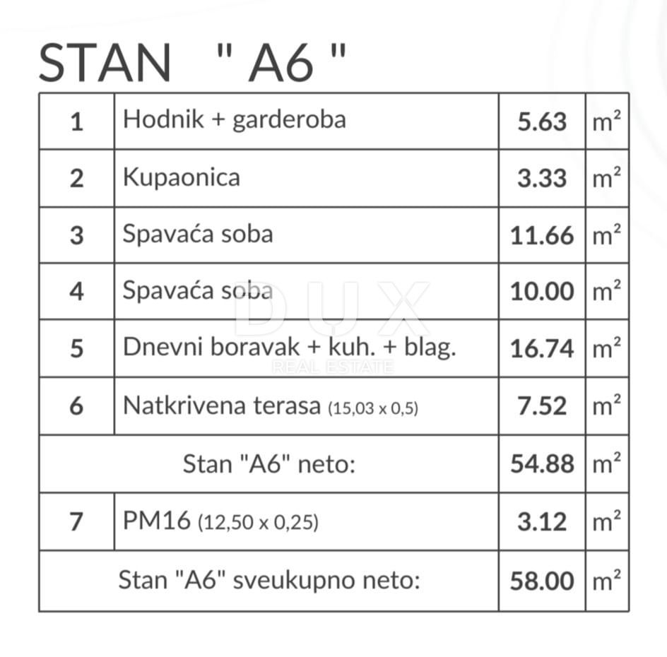 Appartamento Šikići, Pula, 53,46m2