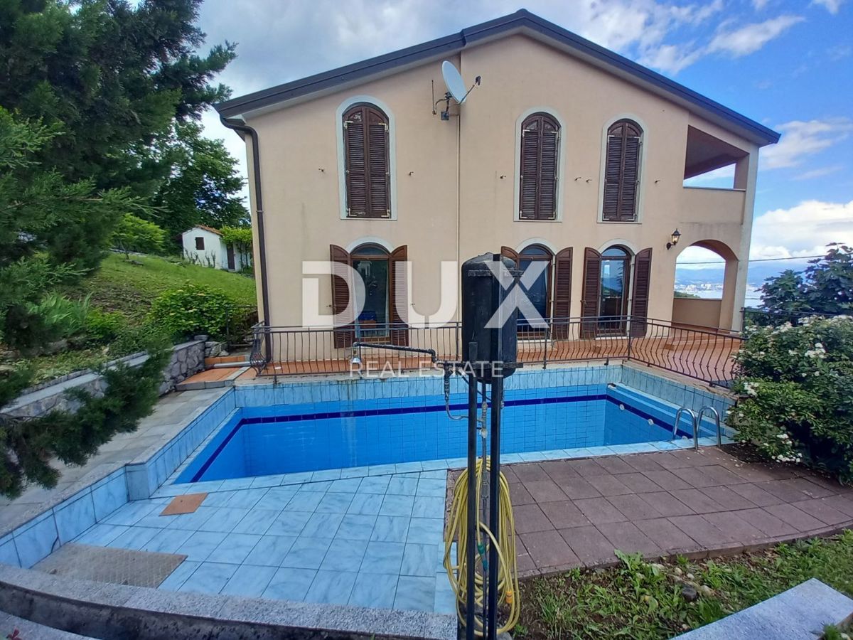 OPATIJA, POLJANE - Bella casa indipendente con piscina, garage e vista mare