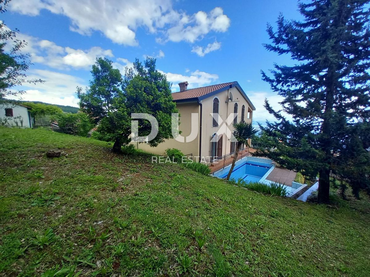 OPATIJA, POLJANE - Bella casa indipendente con piscina, garage e vista mare