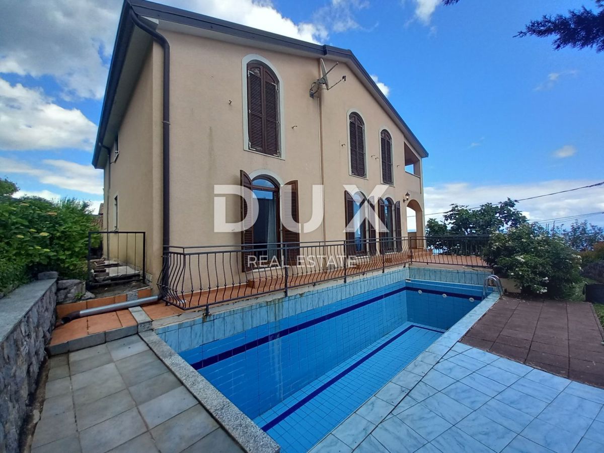 OPATIJA, POLJANE - Bella casa indipendente con piscina, garage e vista mare