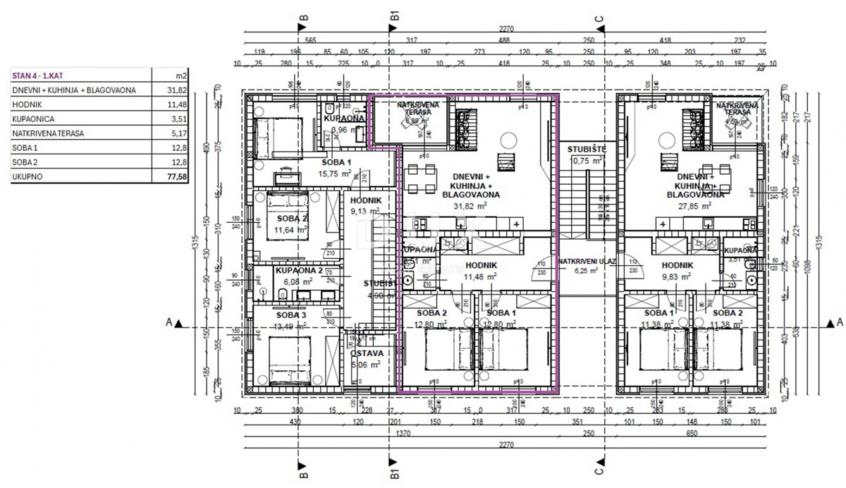ISTRIA, PARENZO - Appartamento con 2 camere da letto e 1 letto matrimoniale in un nuovo progetto in un'ottima posizione!