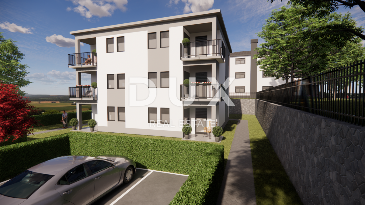 MATULJI, JUŠIĆI, JURDANI - appartamento 1° piano, 64,99m2 in un nuovo edificio DB+2S con giardino
