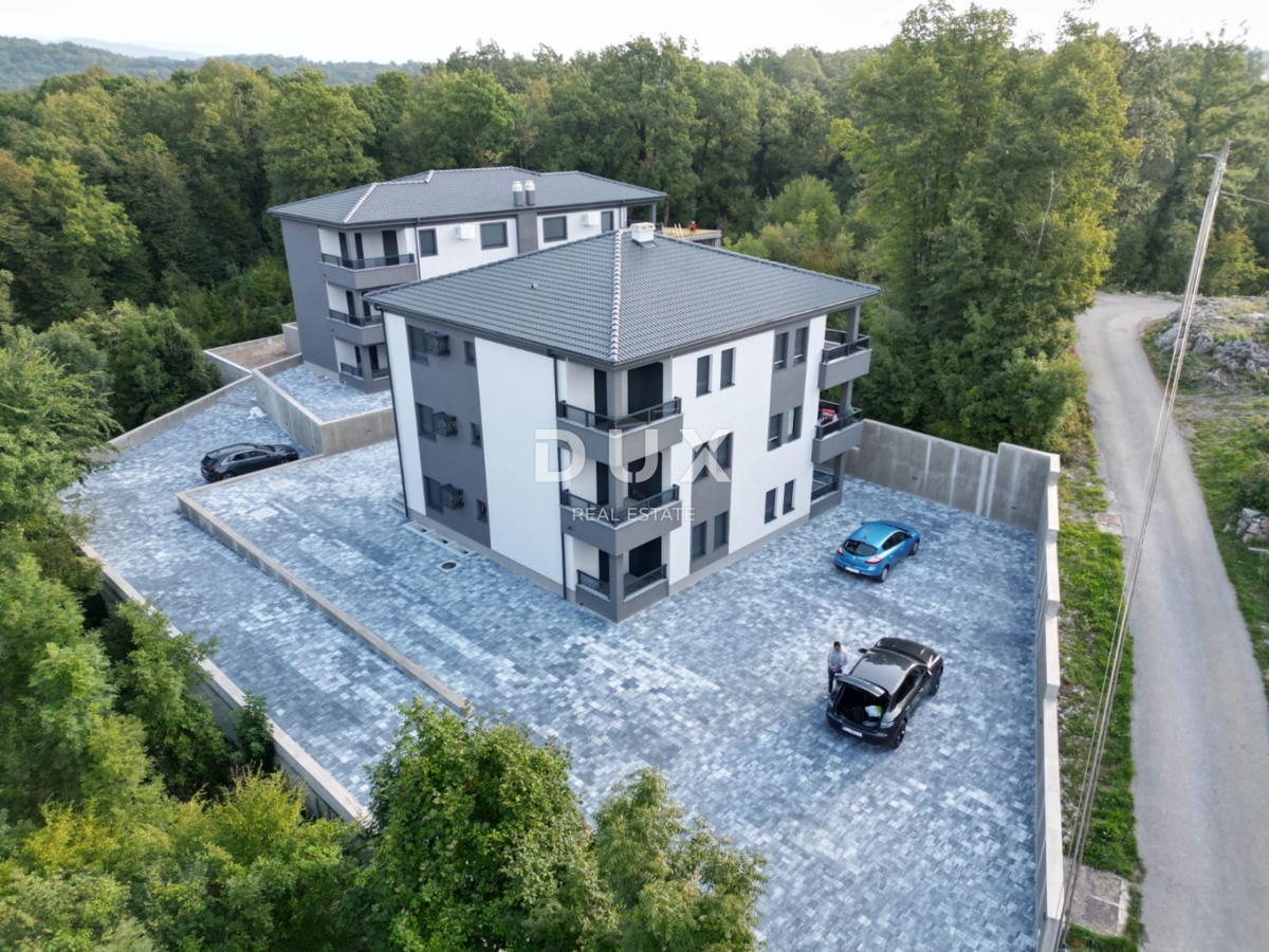 MATULJI, JUŠIĆI, JURDANI - appartamento 1° piano, 64,99m2 in un nuovo edificio DB+2S con giardino