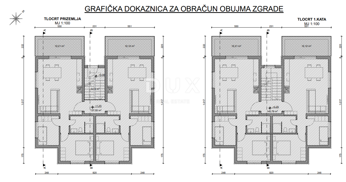 ISOLA DI PAG, PAG - esclusivo appartamento 2 camere da letto + soggiorno in un NUOVO EDIFICIO + terrazza! OCCASIONE!