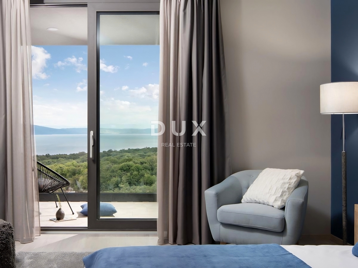 ISTRIA, RABAC - Villa moderna con vista panoramica sul mare