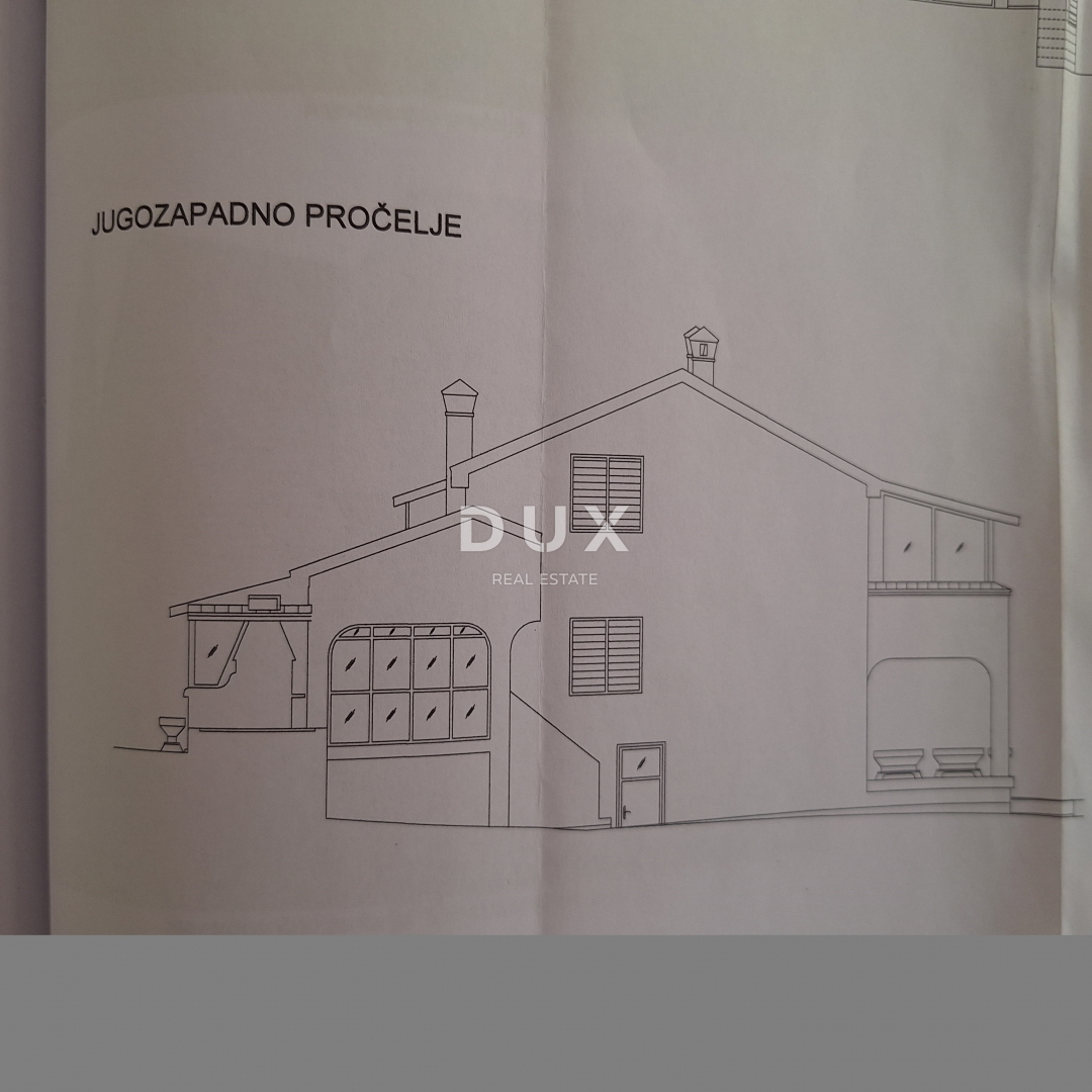 ISOLA DI KRK, BAIA DI SOLINE - Casa indipendente a 100 m dal mare