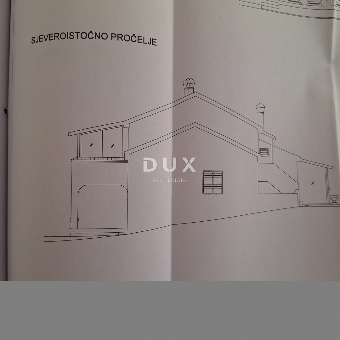 ISOLA DI KRK, BAIA DI SOLINE - Casa indipendente a 100 m dal mare