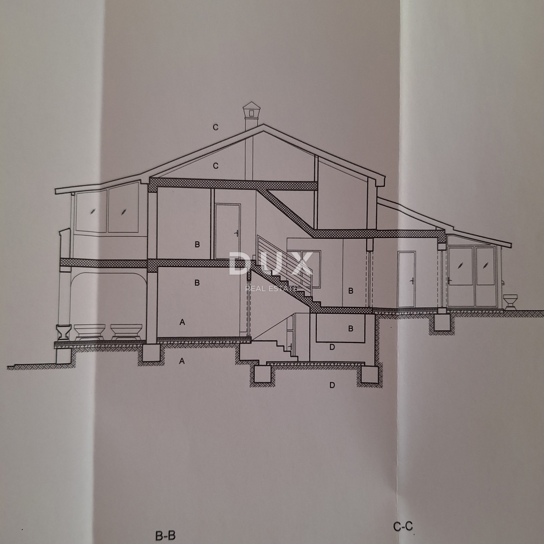 ISOLA DI KRK, BAIA DI SOLINE - Casa indipendente a 100 m dal mare