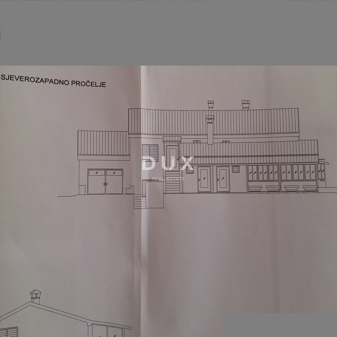 ISOLA DI KRK, BAIA DI SOLINE - Casa indipendente a 100 m dal mare