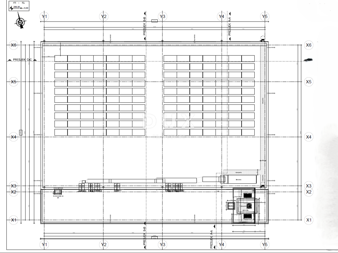 RIJEKA, KUKULJANOVO – Nuovo – Terreno di 2350 m2 nel centro della zona industriale con permesso di costruire