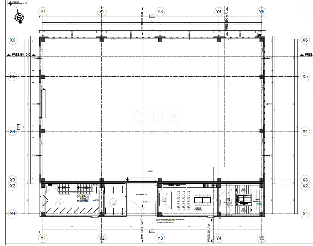 RIJEKA, KUKULJANOVO – Nuovo – Terreno di 2350 m2 nel centro della zona industriale con permesso di costruire