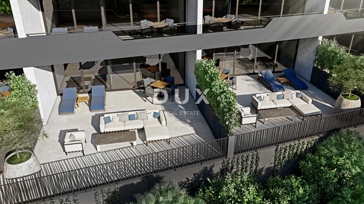 RIJEKA, KANTRIDA - Appartamento di 102 m2 in un lussuoso edificio di nuova costruzione a soli 250 metri dal mare con garage e vista panoramica sul mare