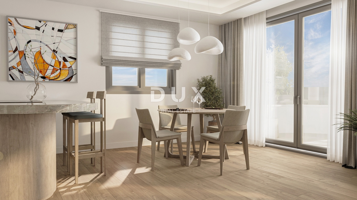 RIJEKA, KANTRIDA - Appartamento di 134 m2 in un lussuoso edificio di nuova costruzione a soli 250 metri dal mare con garage e vista panoramica sul mare