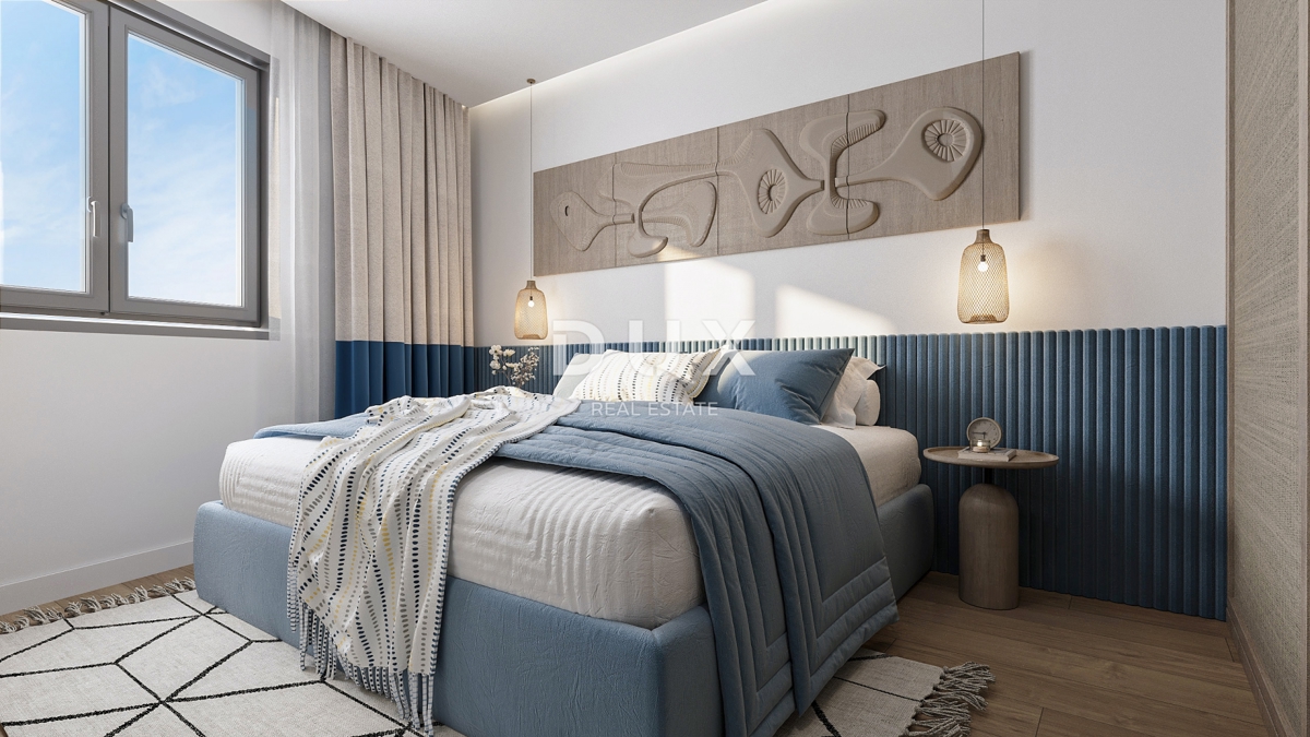 RIJEKA, KANTRIDA - Appartamento di 134 m2 in un lussuoso edificio di nuova costruzione a soli 250 metri dal mare con garage e vista panoramica sul mare