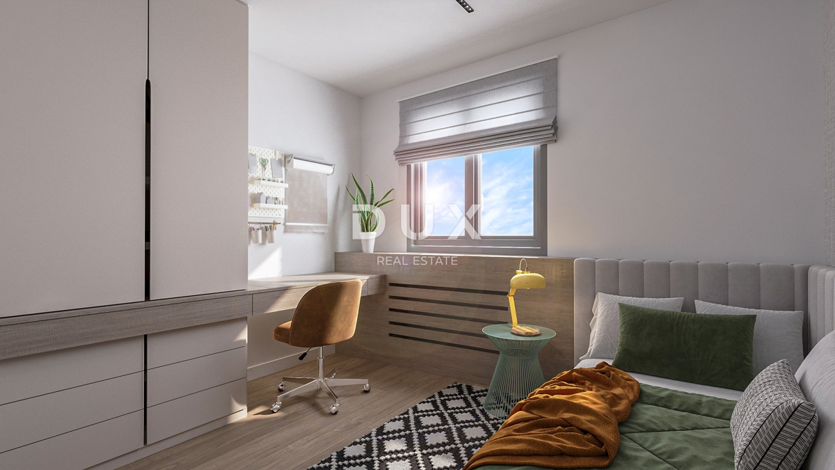 RIJEKA, KANTRIDA - Appartamento di 134 m2 in un lussuoso edificio di nuova costruzione a soli 250 metri dal mare con garage e vista panoramica sul mare