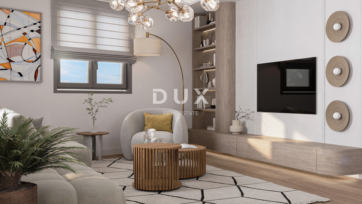 RIJEKA, KANTRIDA - Appartamento di 134 m2 in un lussuoso edificio di nuova costruzione a soli 250 metri dal mare con garage e vista panoramica sul mare