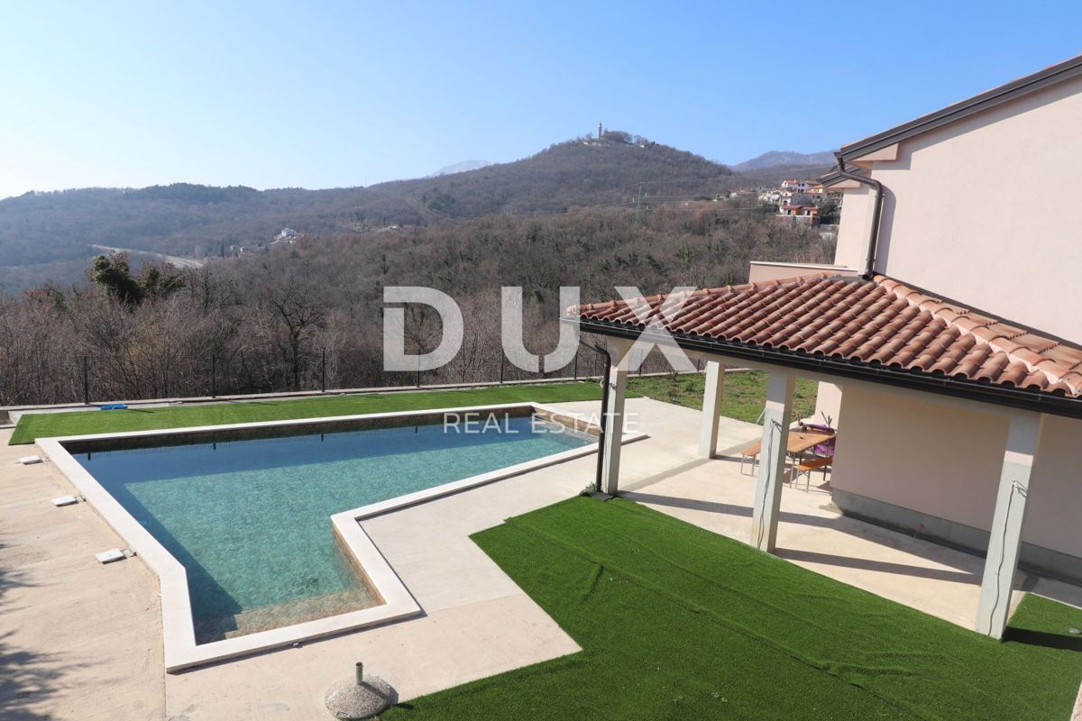 OPATIJA, BREGI - Casa di nuova costruzione con piscina e vista mare