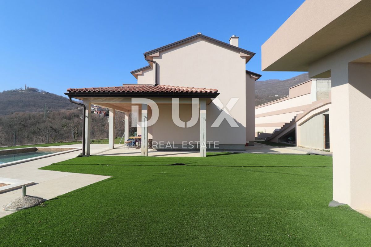 OPATIJA, BREGI - Casa di nuova costruzione con piscina e vista mare