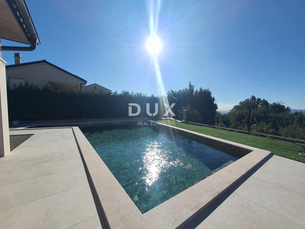 OPATIJA, BREGI - Casa di nuova costruzione con piscina e vista mare