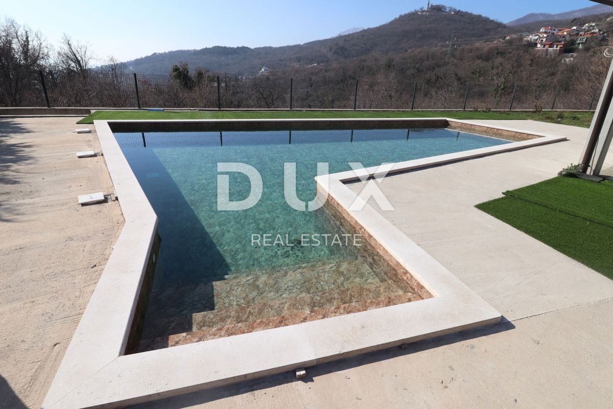 OPATIJA, BREGI - Casa di nuova costruzione con piscina e vista mare