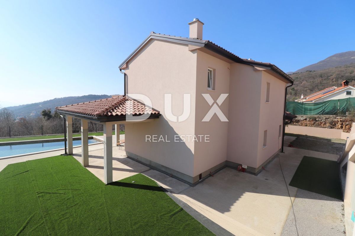 OPATIJA, BREGI - Casa di nuova costruzione con piscina e vista mare