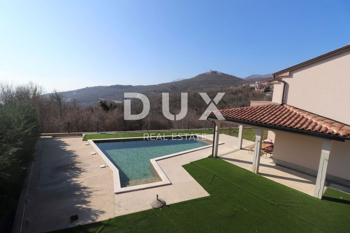 OPATIJA, BREGI - Casa di nuova costruzione con piscina e vista mare