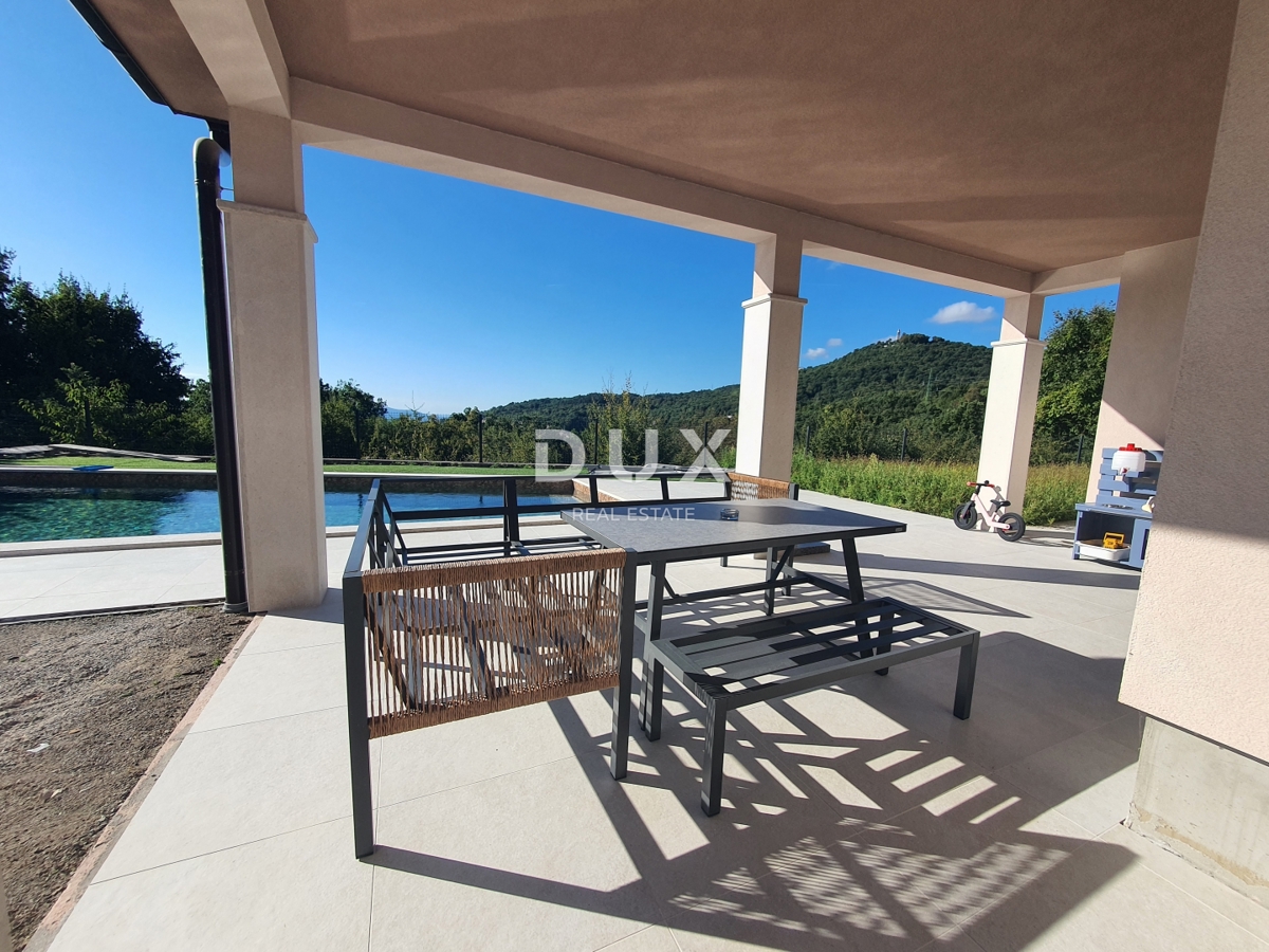 OPATIJA, BREGI - Casa di nuova costruzione con piscina e vista mare