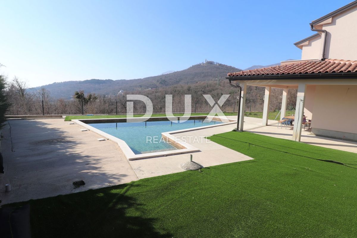 OPATIJA, BREGI - Casa di nuova costruzione con piscina e vista mare