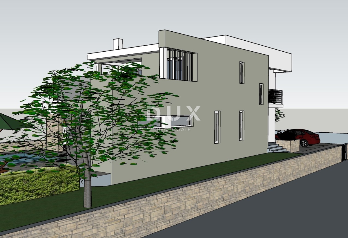 ZADAR, LJUBAČ - Terreno edificabile con permesso di costruire 