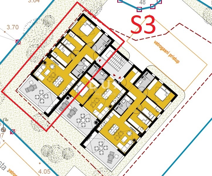 ŠIBENIK, SRIMA - Lussuoso appartamento in un nuovo edificio, a 300 m dal mare e dalla spiaggia