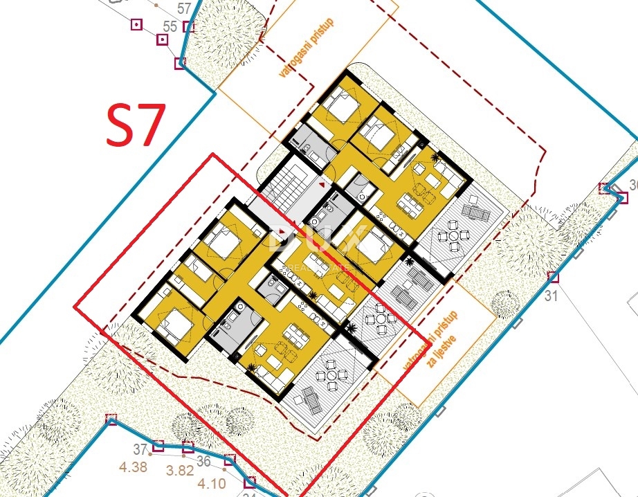 ŠIBENIK, SRIMA - Appartamento di lusso in un nuovo edificio a soli 300 m dal mare e dalla spiaggia