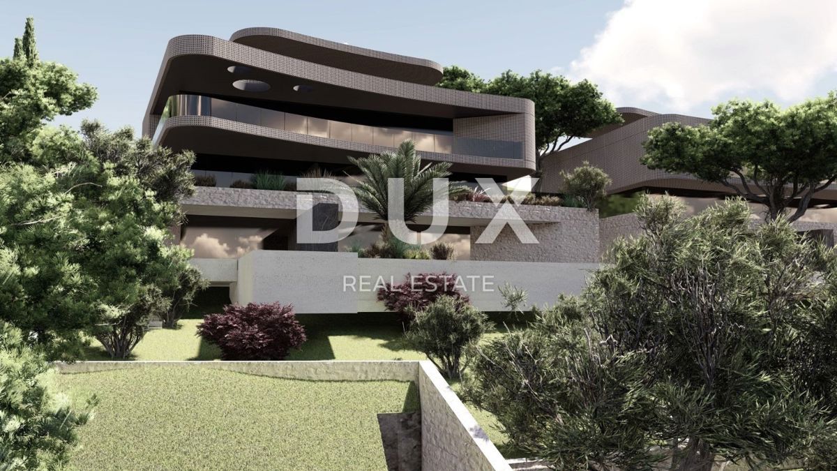 ABBAZIA, CENTRO - terreno per 10 appartamenti esclusivi a Opatija, possibilità di costruzione con vista panoramica sul mare