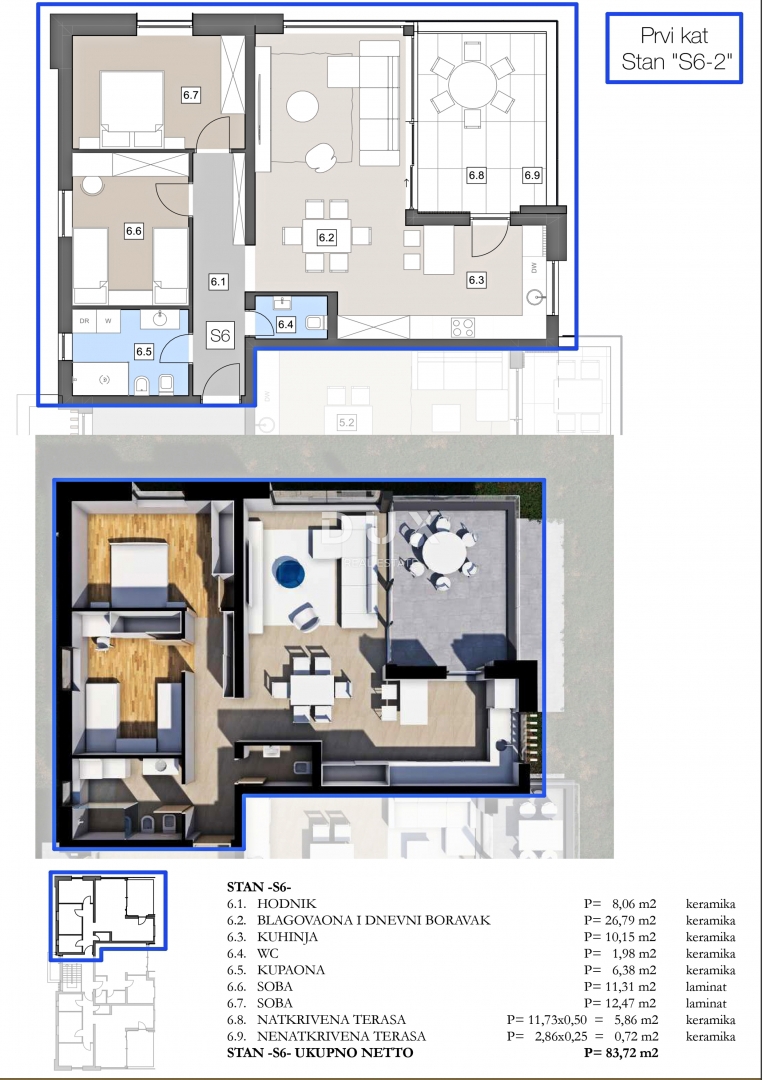 ISTRIA, ALBONA - Confortevole appartamento in un moderno edificio di nuova costruzione