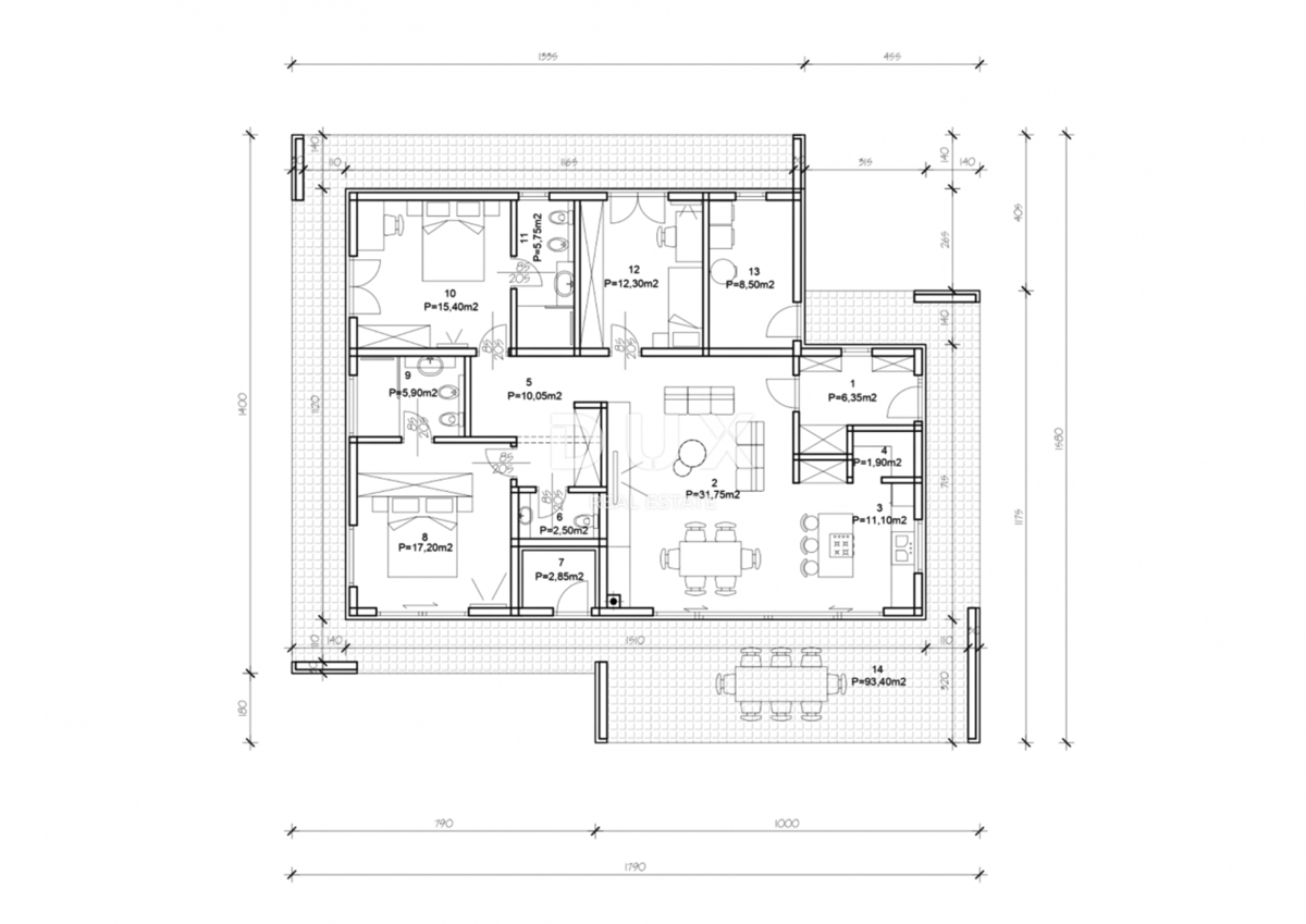 ISTRIA, ALBONA - Ampio terreno con permesso di costruire