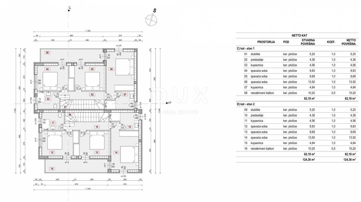 ISOLA DI KRK, MALINSKA (dintorni) - Terreno edificabile 511 m2 con progetto