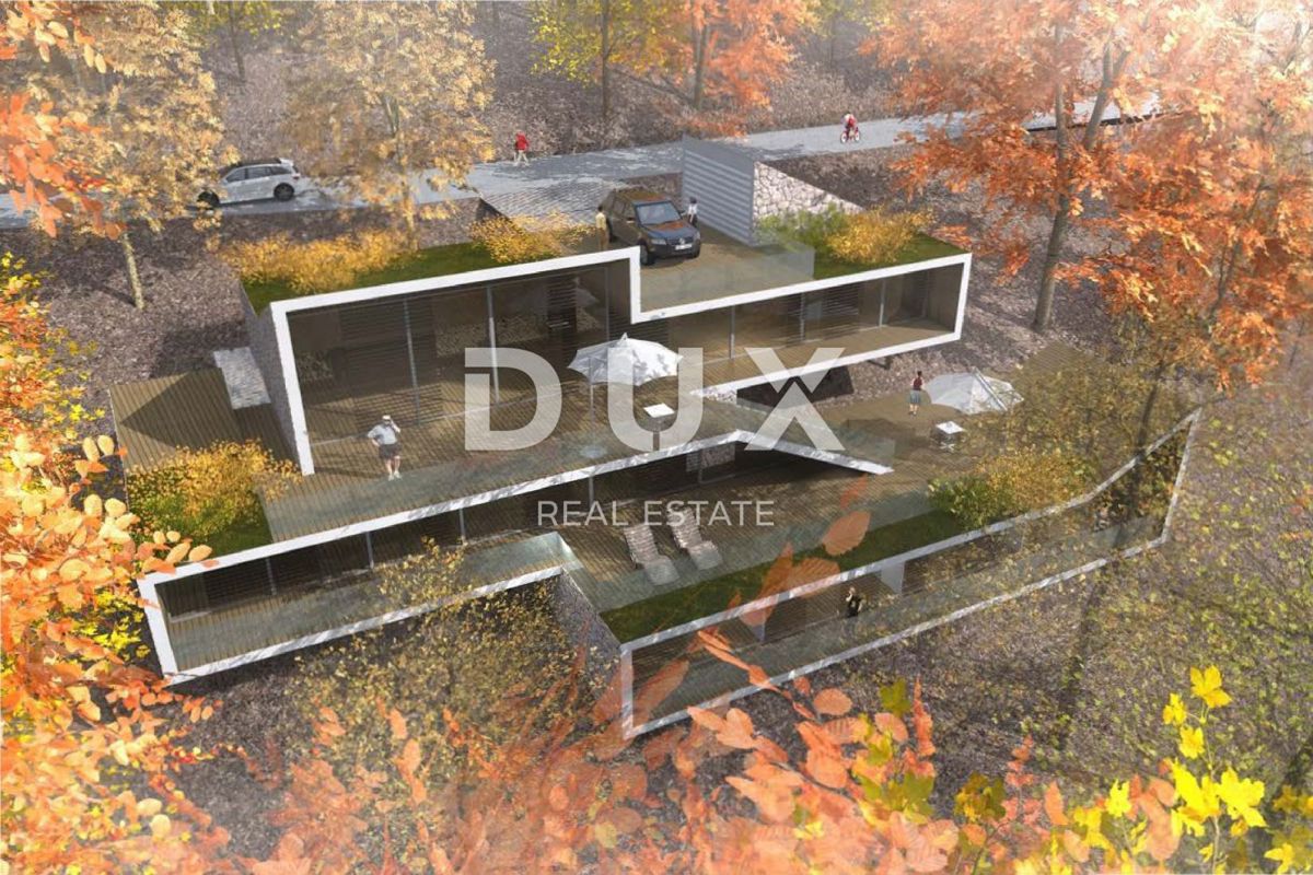 GORSKI KOTAR, FUŽINE - un progetto unico nel cuore del Gorski Kotar, terreno edificabile di 10.700 m2 per un complesso di ville vicino al lago, opportunità di investimento!