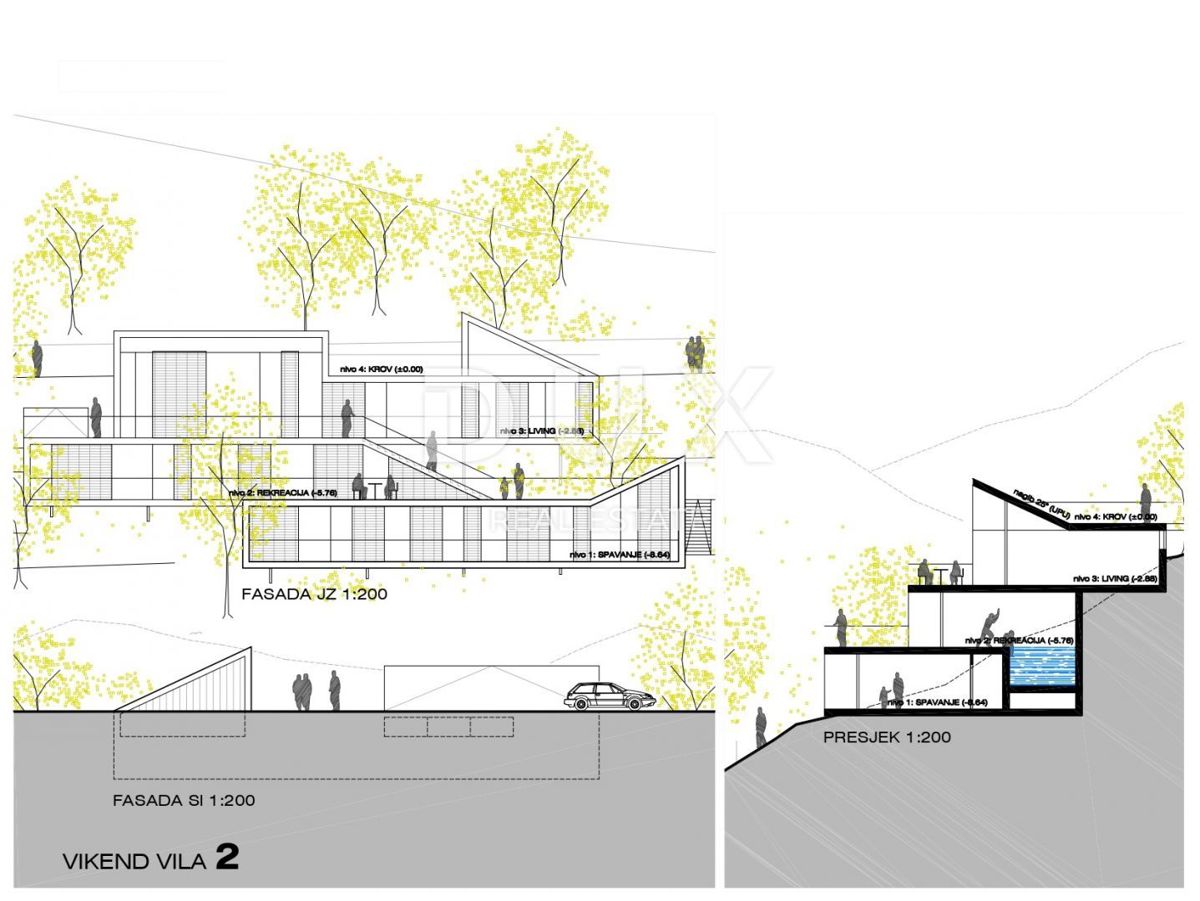 GORSKI KOTAR, FUŽINE - un progetto unico nel cuore del Gorski Kotar, terreno edificabile di 10.700 m2 per un complesso di ville vicino al lago, opportunità di investimento!