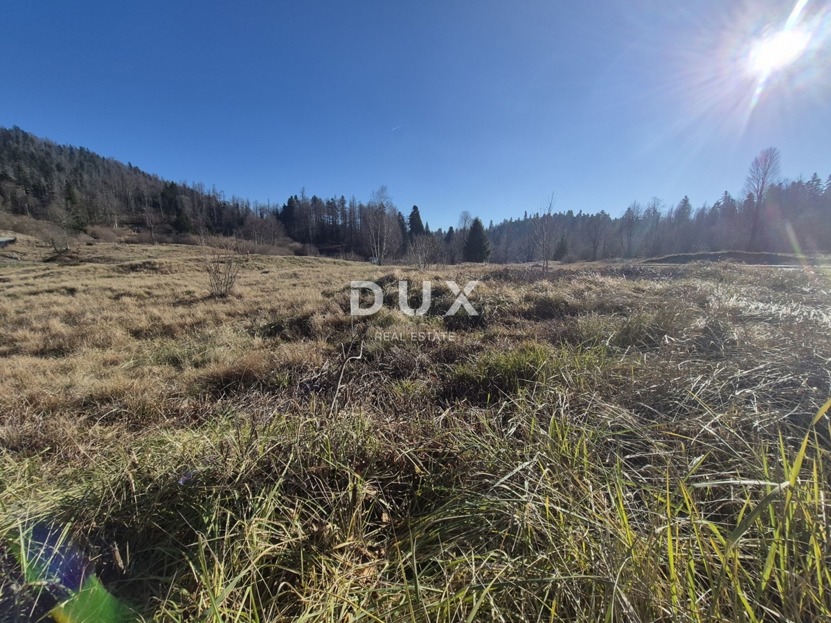 GORSKI KOTAR, FUŽINE - terreno edificabile 1476 m2 - opportunità di investimento!