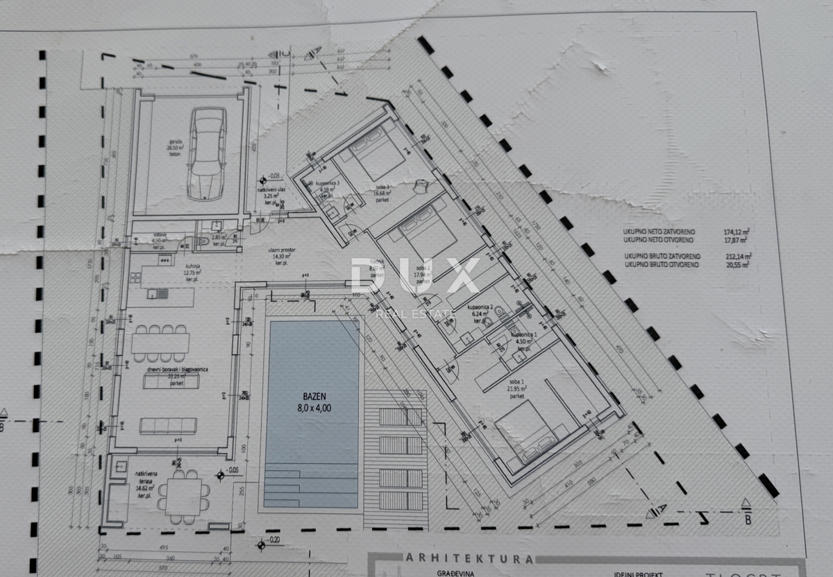 ZADAR, ZEMUNIK G. – Villa moderna di lusso (B) a un piano con piscina