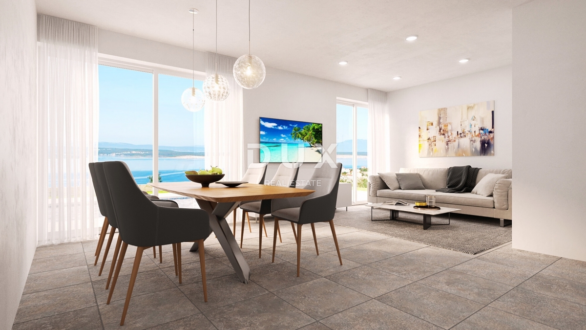 CRIKVENICA - Casa moderna con piscina e vista panoramica