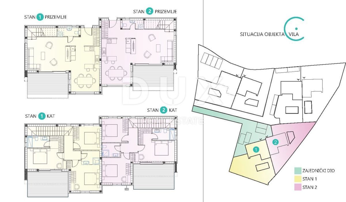 KRALJEVICA - Villa bifamiliare con piscina vicino al mare!
