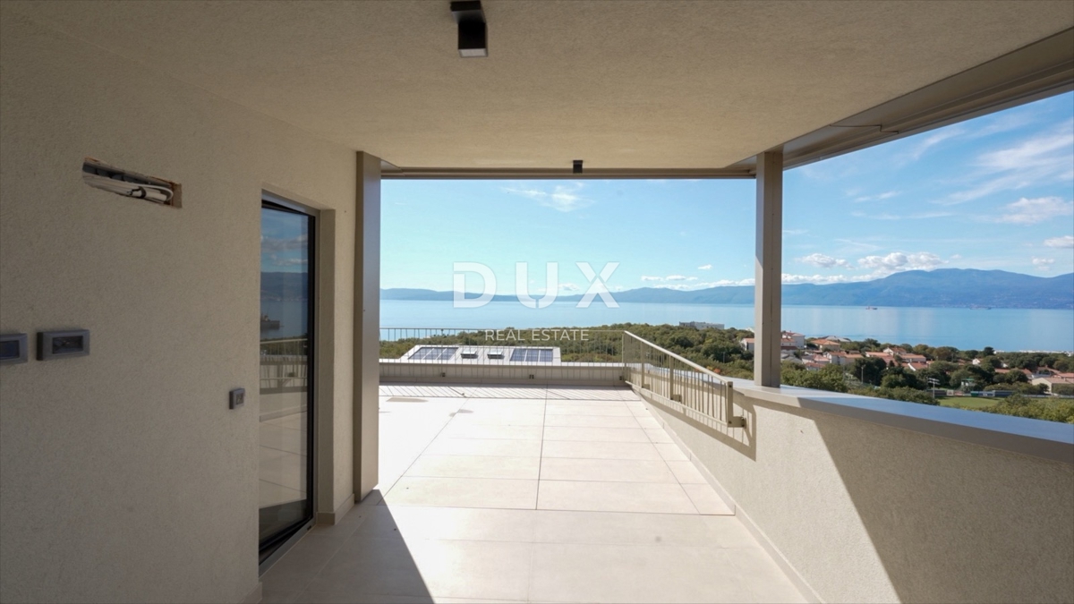 RIJEKA, KOSTRENA - esclusivo appartamento con jacuzzi - nuova costruzione con vista panoramica sul mare! OPPORTUNITÀ!