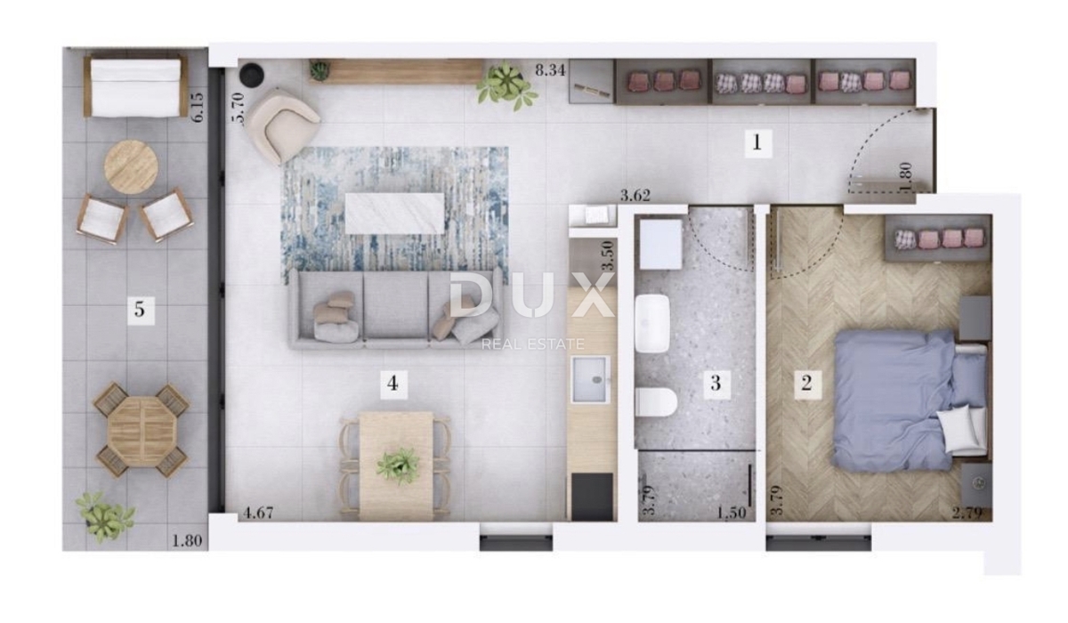 Appartamento Šorići, Kanfanar, 74m2