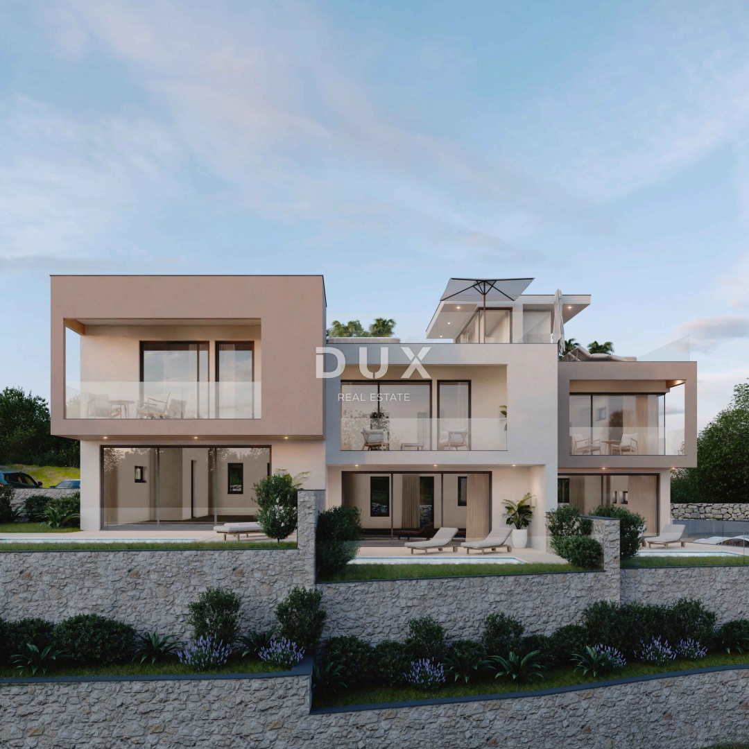 ŠIBENIK, VODICE – LUX TRIPLEX - terrazza sul tetto, piscina e vista mare